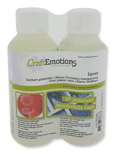 CraftEmotions - Epoxy Giethars glashelder - 500 ml-Erotiekvoordeel.nl