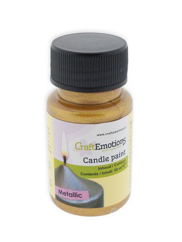 CraftEmotions - Kaarsen Verf - Kaarsen Maken - Antiek Goud-Erotiekvoordeel.nl