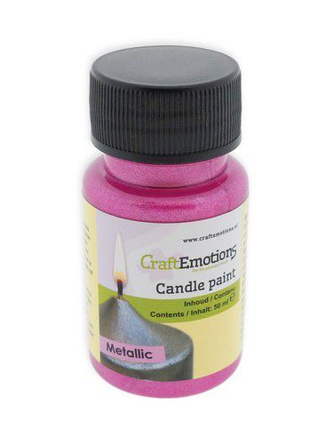 CraftEmotions - Candle Paint - Candle Making - Metallic Fuchsia-Erotiekvoordeel.nl