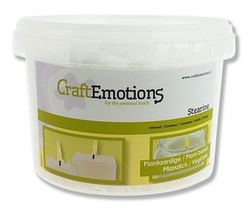 CraftEmotions - Vegetable Stearin - Candle Making - 300 grams - Erotiekvoordeel.nl