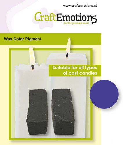 CraftEmotions - Wax Kleurpigment - Kaarsen Maken - Donkerblauw-Violet-Erotiekvoordeel.nl