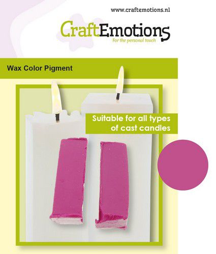 CraftEmotions - Wax Kleurpigment - Kaarsen Maken - Fuchsia-Erotiekvoordeel.nl