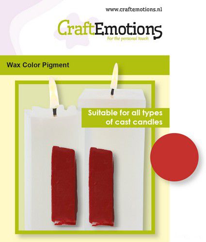 CraftEmotions - Wax Kleurpigment - Kaarsen Maken - Rood-Erotiekvoordeel.nl