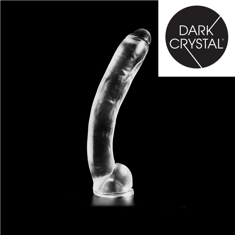 Dark Crystal - XXL Dildo - 37,5 x 6 cm - Transparant-Erotiekvoordeel.nl