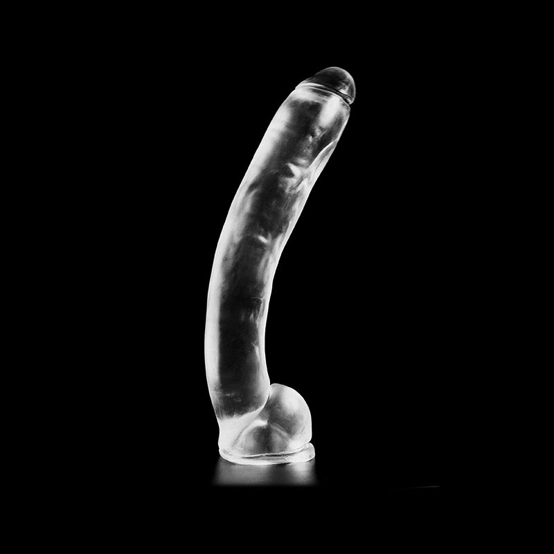 Dark Crystal - XXL Dildo - 37,5 x 6 cm - Transparant-Erotiekvoordeel.nl