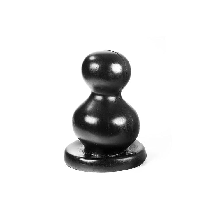 Dark Crystal - Bollen Buttplug 11 x 20 cm - Zwart-Erotiekvoordeel.nl