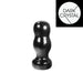 Dark Crystal - Bollen Buttplug 14,5 x 6 cm - Zwart-Erotiekvoordeel.nl