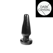 Dark Crystal - Buttplug - 13,5 x 4,7 cm - Zwart-Erotiekvoordeel.nl