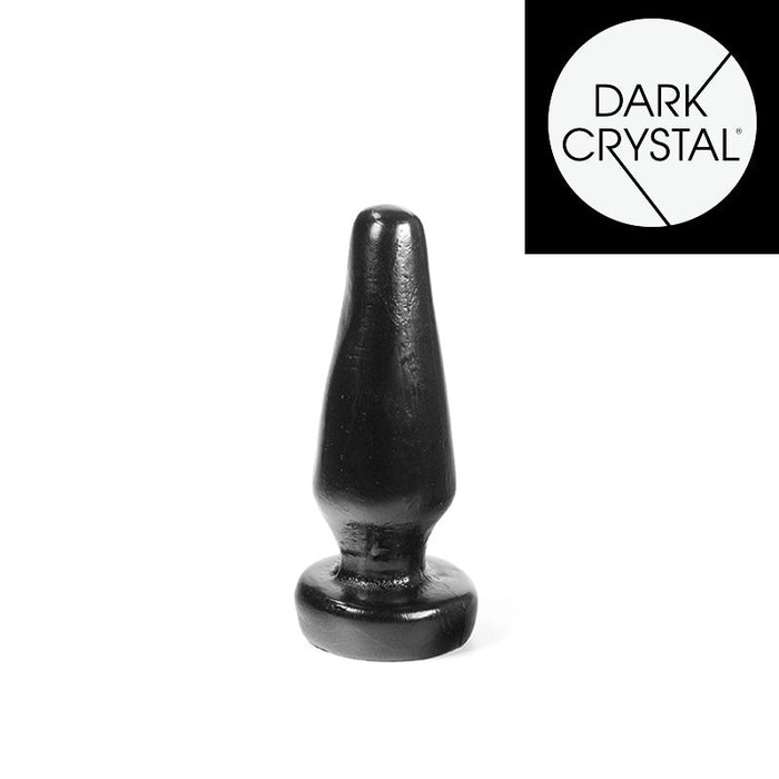 Dark Crystal - Buttplug 13,5 x 4,7 cm - Zwart-Erotiekvoordeel.nl