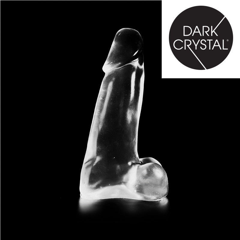 Dark Crystal - XXL Dildo - 26 x 7 cm - Transparant-Erotiekvoordeel.nl