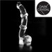 Dark Crystal - Dildo Met ribbels 34 x 5,2 cm - Transparant-Erotiekvoordeel.nl