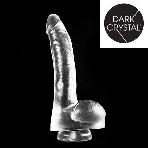 Dark Crystal - Dildo Met Zuignap 27,5 x 4,5 cm - Transparant-Erotiekvoordeel.nl