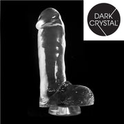 Dark Crystal - XXL Dildo Met Zuignap - 29,5 x 7 cm - Transparant-Erotiekvoordeel.nl