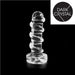 Dark Crystal - Extra Grote Geribbelde Anaal Dildo 27,5 x 7,3 cm - Transparant-Erotiekvoordeel.nl