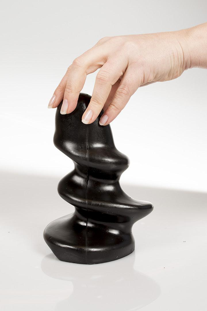 Dark Crystal - Schroef Buttplug - 16 x 11 cm - Zwart-Erotiekvoordeel.nl