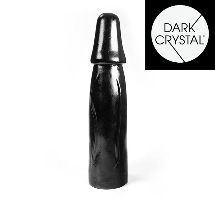 Dark Crystal - XXL Anaal Dildo 33 x 8,5 cm - Zwart-Erotiekvoordeel.nl