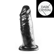 Dark Crystal - XXL Dildo - 23 x 8,5 cm - Zwart-Erotiekvoordeel.nl