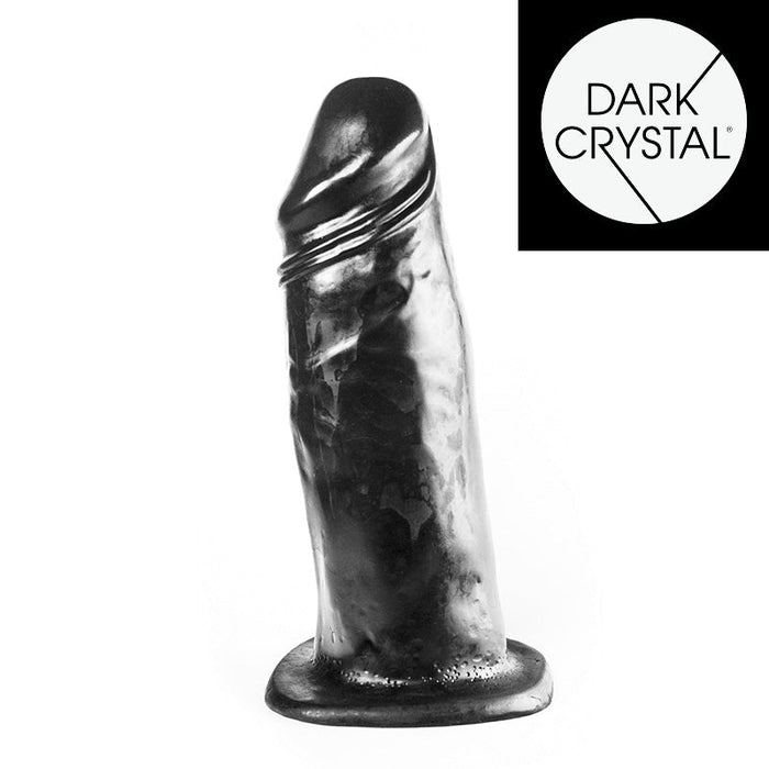 Dark Crystal - XXL Dildo 23 x 8,5 cm - Zwart-Erotiekvoordeel.nl