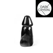 Dark Crystal - Extra Grote Anaal Dildo - 24,5 x 9,5 cm - Zwart-Erotiekvoordeel.nl