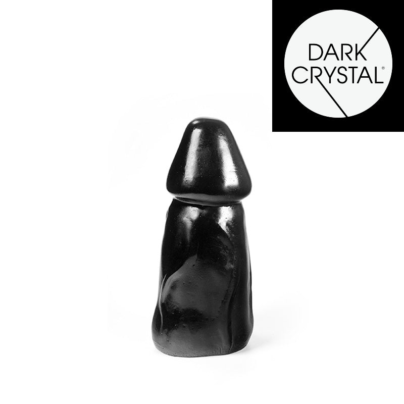 Dark Crystal - Extra Grote Anaal Dildo - 24,5 x 9,5 cm - Zwart-Erotiekvoordeel.nl