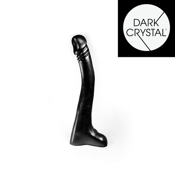 Dark Crystal - XXL Dildo 30,5 x 3,7 cm - Zwart-Erotiekvoordeel.nl