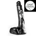 Dark Crystal - XXL Dildo 46 x 9,5 cm - Zwart-Erotiekvoordeel.nl