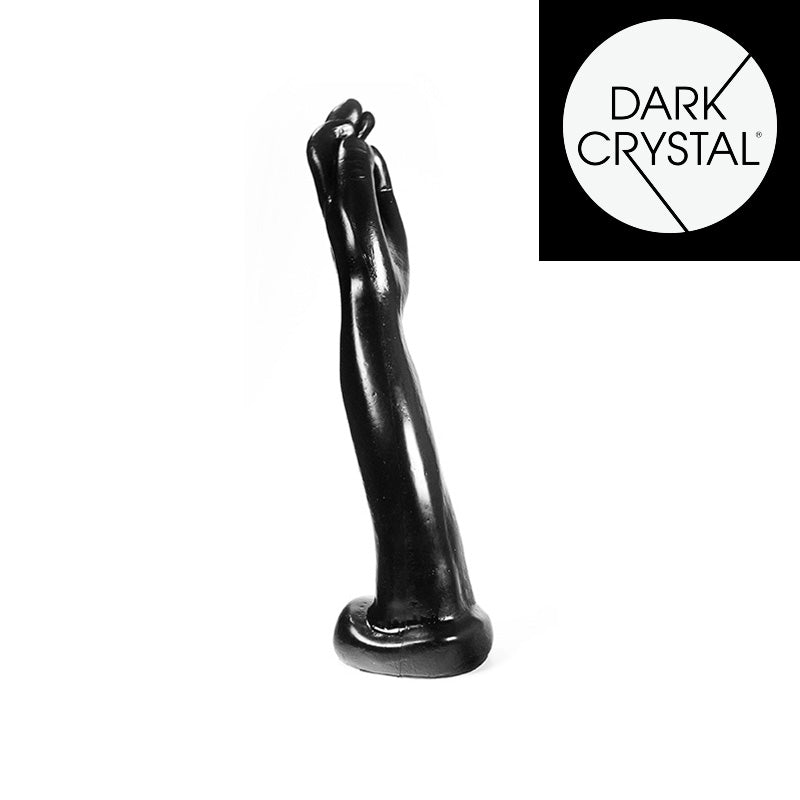 Dark Crystal - XXL Fisting Dildo - 36,5 x 7,5 cm - Zwart-Erotiekvoordeel.nl
