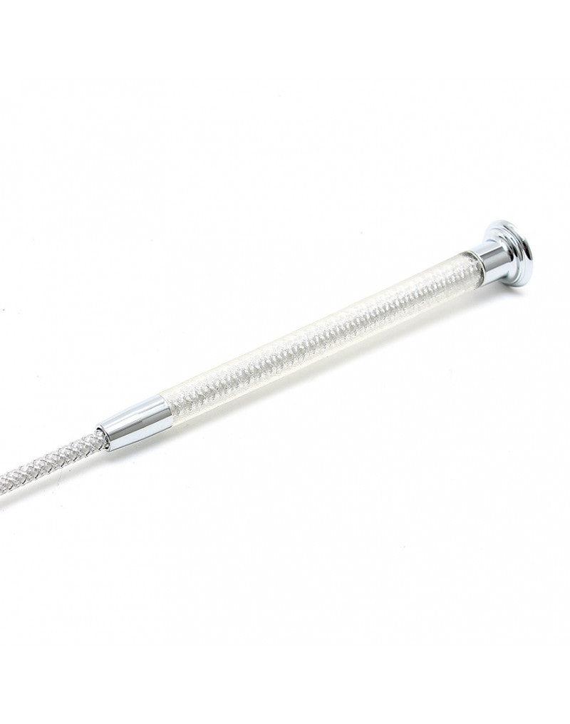 Rimba - Design Paardrijzweep Met Transparant Acryl Handvat-Erotiekvoordeel.nl