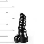 Dinoo - Dilong - Anaal Dildo - 25 cm - Zwart-Erotiekvoordeel.nl