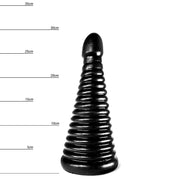 Dinoo - Anaal Dildo - Xiong - 29,5 x 11,6 cm - Zwart-Erotiekvoordeel.nl
