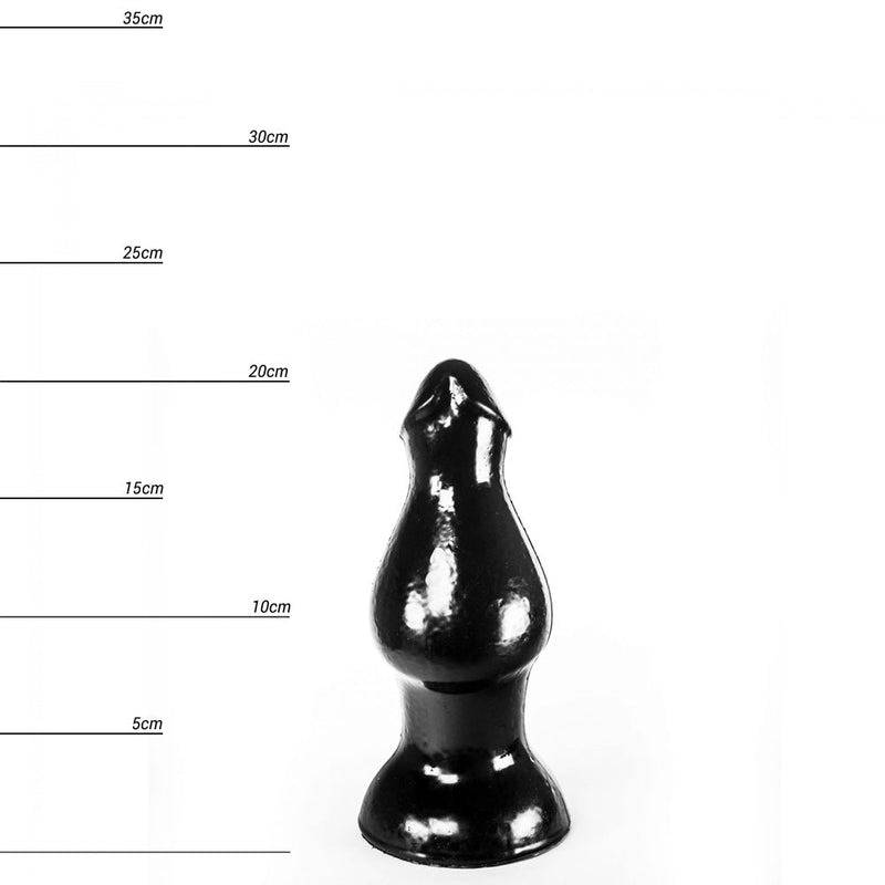 Dinoo - Ceratops - Buttplug - 21,5 cm - Zwart-Erotiekvoordeel.nl