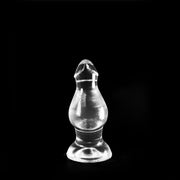 Dinoo - Ceratops - Plug anal - 21,5 cm - Transparent-Erotiekvoordeel.nl