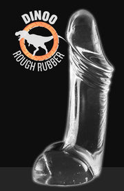 Dinoo - Agili - Dildo - 30 x 8 cm - Transparant-Erotiekvoordeel.nl