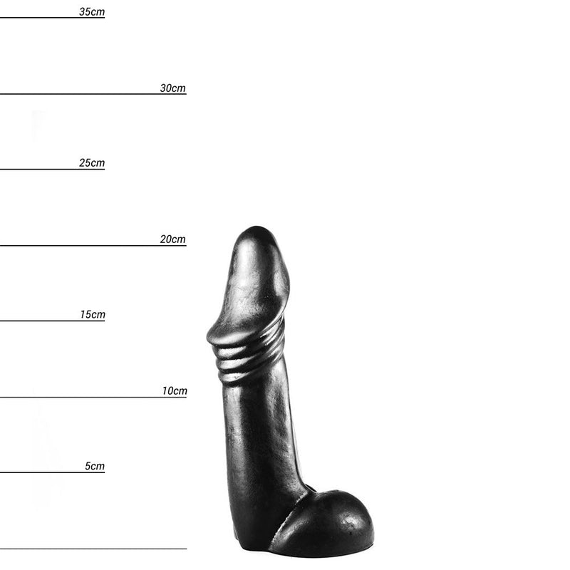 Dinoo - Avalonia - Dildo - 21 x 5,2 cm - Zwart-Erotiekvoordeel.nl
