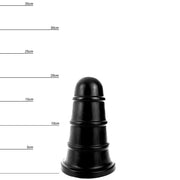 Dinoo HUNG - Deviant - Vac-U-Lock Compatable Dildo - 19,5 x 6,5 cm - Zwart-Erotiekvoordeel.nl