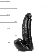 Dinoo HUNG - Riff - Vac-U-Lock Compatable Dildo - 27 x 7 cm - Zwart-Erotiekvoordeel.nl