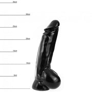 Dinoo HUNG - Tyran - Vac-U-Lock Compatable Dildo - 28 x 5 cm - Zwart-Erotiekvoordeel.nl