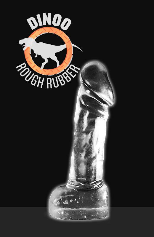 Dinoo - Haya - Dildo - 25,5 x 6,5 cm - Transparant-Erotiekvoordeel.nl