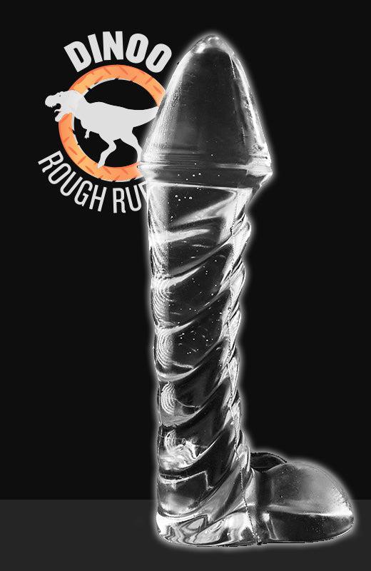 Dinoo - Irritator - Dildo - 29 x 7,6 cm - Transparant-Erotiekvoordeel.nl