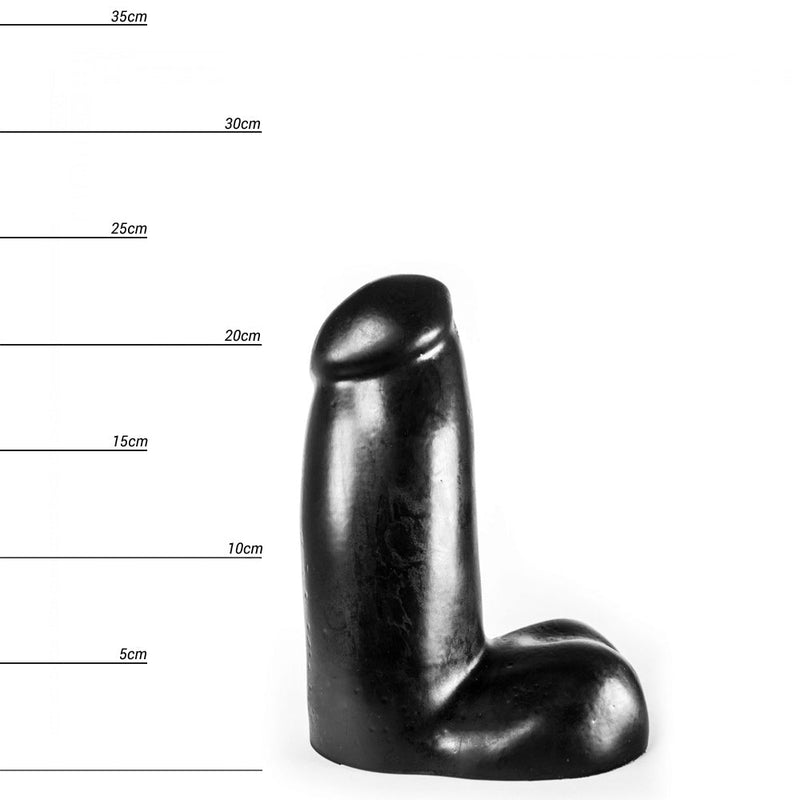 Dinoo - Karonga - Dildo - 23,5 x 9,5 cm - Zwart-Erotiekvoordeel.nl