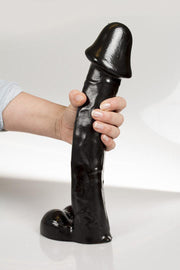 Dinoo - Krito - Dildo - 33 x 7,8 cm - Zwart-Erotiekvoordeel.nl