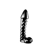 Dinoo - Lesotho - Dildo 24 x 6 cm - Zwart-Erotiekvoordeel.nl