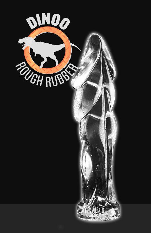 Dinoo - Liaxiornis - Dildo - 22 x 5,8 cm - Transparant-Erotiekvoordeel.nl