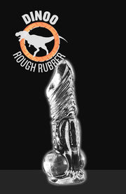 Dinoo - Rhabdodon - Dildo - 23 x 5,8 cm - Transparant-Erotiekvoordeel.nl