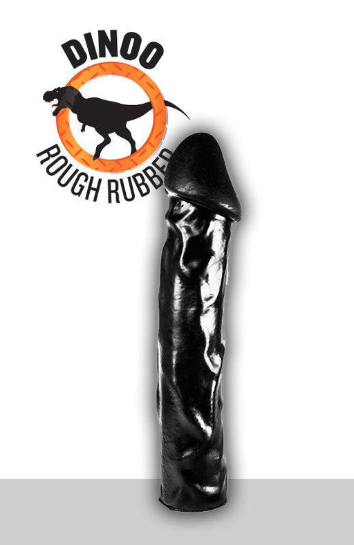 Dinoo - Erketu - Dildo - 27 x 6.3 cm - Black-Erotiekvoordeel.nl