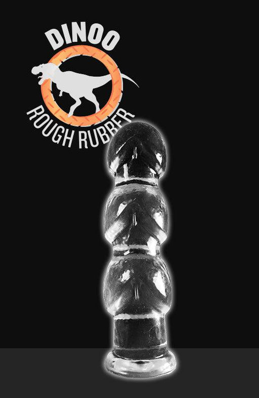Dinoo - Gaston - XXL Butt Plug - 27.5 x 8 cm - Transparent-Erotiekvoordeel.nl