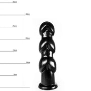 Dinoo - Gaston - Plug anale XXL - 27,5 x 8 cm - Nero-Erotiekvoordeel.nl