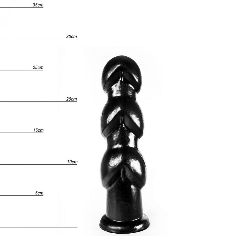 Dinoo - Gaston - Plug anale XXL - 27,5 x 8 cm - Nero-Erotiekvoordeel.nl