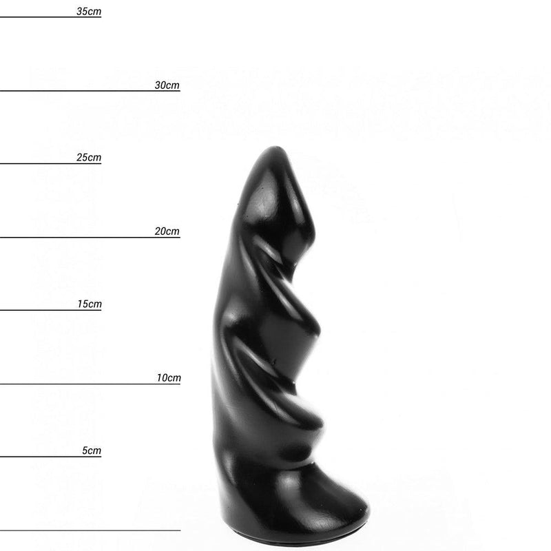 Dinoo HUNG - Scyther - Vac-U-Lock Compatible Dildo - 26 x 5.5 cm - Black-Erotiekvoordeel.nl