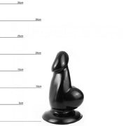 Dinoo HUNG - Sly - Vac-U-Lock-kompatibler Dildo - 19 x 4,5 cm - Schwarz-Erotiekvoordeel.nl